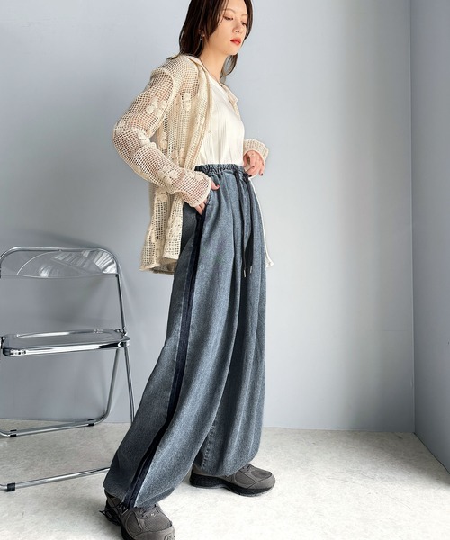 「classicalelf」 デニムパンツ X-LARGE ネイビー レディース_画像6