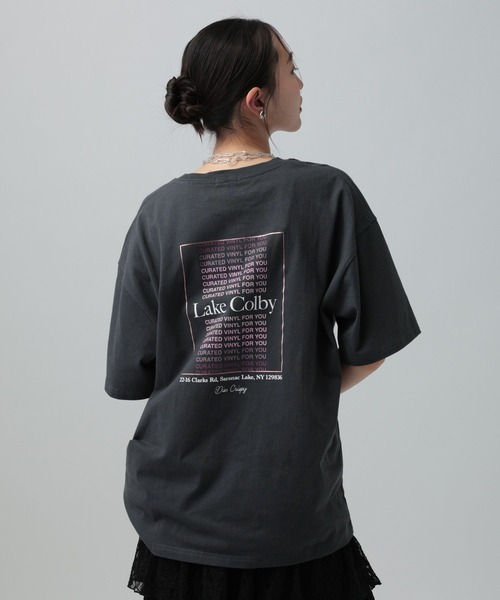 LEPSIM（レプシィム） tシャツ 箔プリントBIGT 670949 レディース