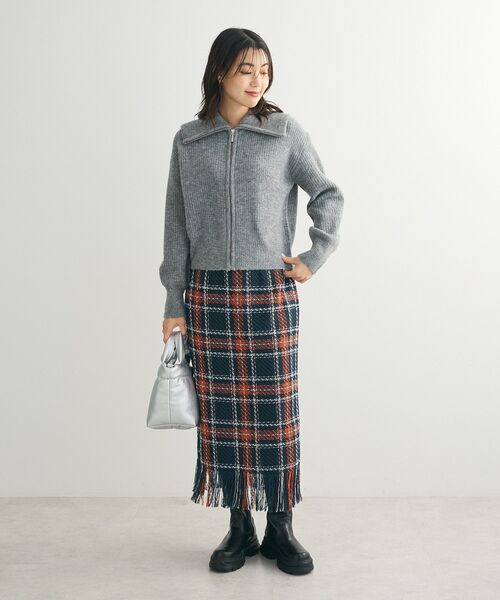 「Sugar spoon」 ロングスカート FREE ネイビー レディース_画像5