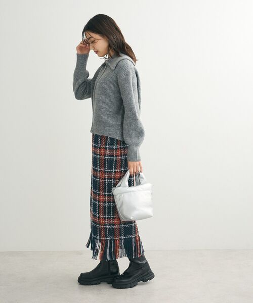「Sugar spoon」 ロングスカート FREE ネイビー レディース_画像6