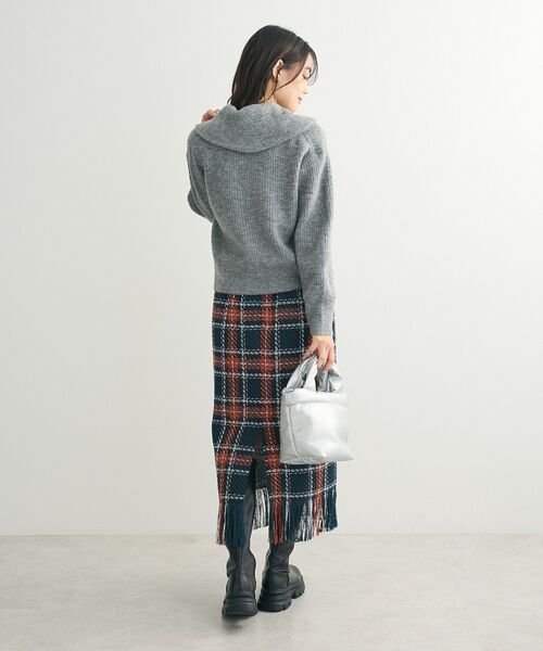 「Sugar spoon」 ロングスカート FREE ネイビー レディース_画像7