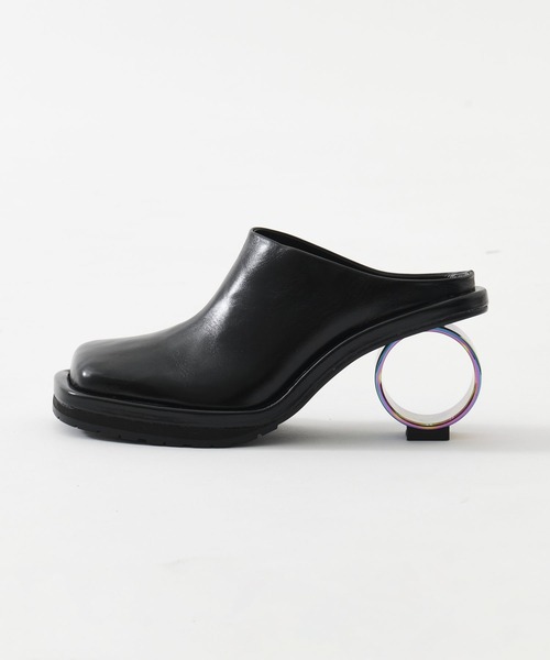 サンダル 「MANA/マナ」 circle heel sandal/サークルヒールサンダル レディースの画像