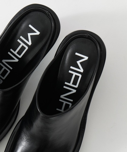 MANA（マナ） サンダル circle heel sandal/サークルヒールサンダル