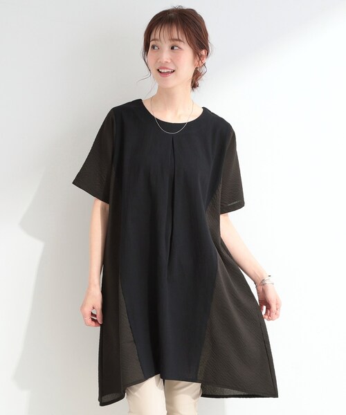 SHOO・LA・RUE（シューラルー） チュニック 「洗濯機可/体型カバー」上
