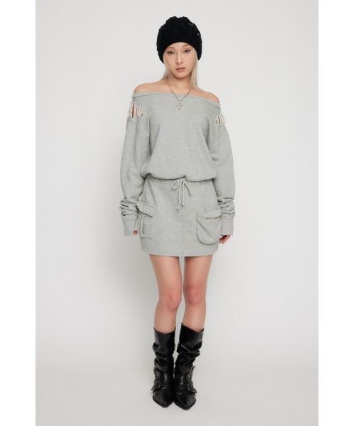 「LAGUA GEM」 長袖ワンピース SMALL ブラック レディース_画像8