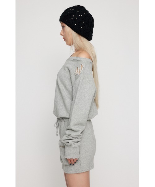 「LAGUA GEM」 長袖ワンピース SMALL ブラック レディース_画像9