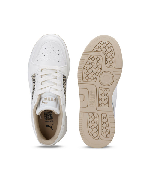 「PUMA」 ローカットスニーカー 23.0cm オフホワイト レディース_画像4