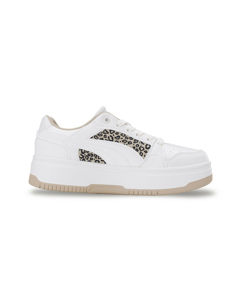 「PUMA」 ローカットスニーカー 23.0cm オフホワイト レディース_画像5