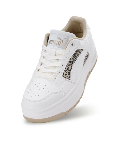 「PUMA」 ローカットスニーカー 23.0cm オフホワイト レディース_画像6