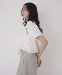 tシャツ 半袖 アシメビスチェドッキングトップ...の詳細画像3