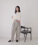 tシャツ 半袖 アシメビスチェドッキングトップ...の詳細画像4
