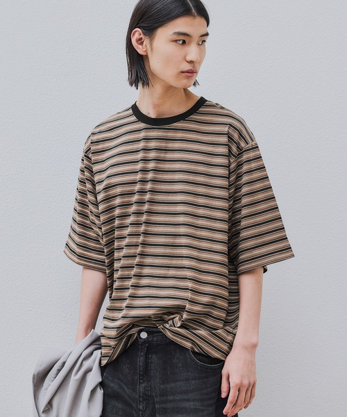 LAKOLE（ラコレ） tシャツ マルチボーダーTEE / 805957 メンズ