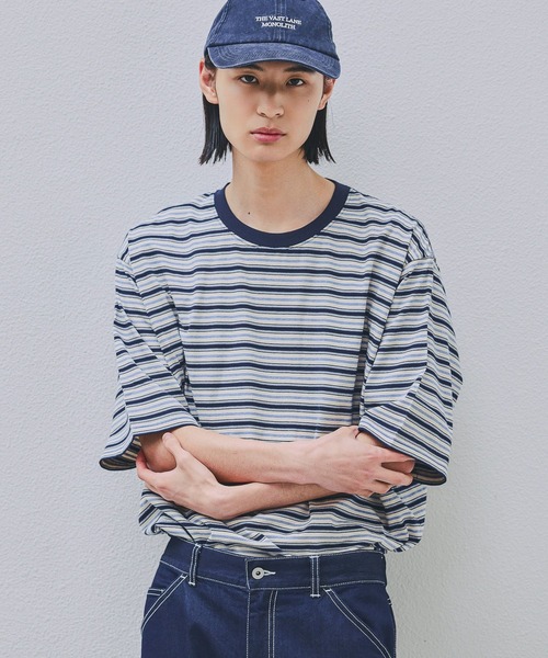 LAKOLE（ラコレ） tシャツ マルチボーダーTEE / 805957 メンズ