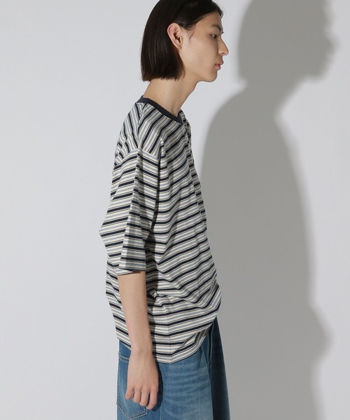LAKOLE（ラコレ） tシャツ マルチボーダーTEE / 805957 メンズ