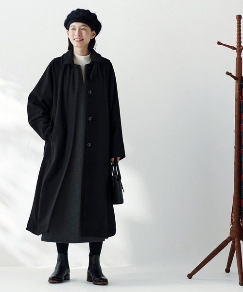 「Sunny clouds」 ノースリーブワンピース LL グレー レディース_画像5