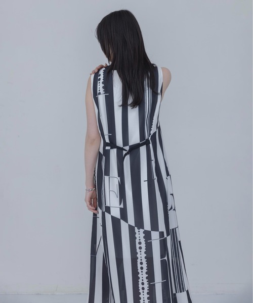 Eimee Law（エイミーロウ） ワンピース ジオメストライププリント