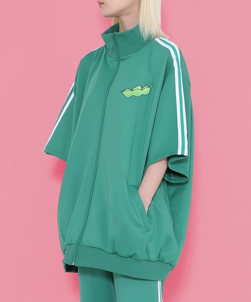 PUNYUS（プニュズ） ジャージブルゾン 3 グリーン レディース
