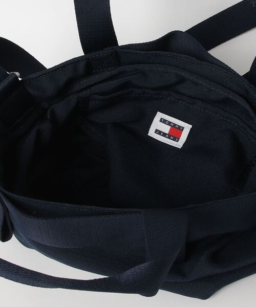 「TOMMY JEANS」 トートバッグ FREE ネイビー レディース_画像3