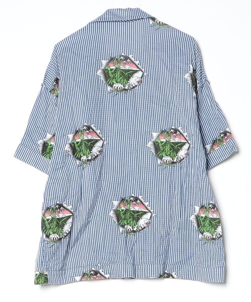 「PHINGERIN」 半袖シャツ X-LARGE ネイビー メンズ_画像2