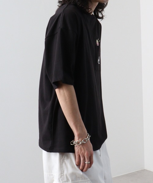 「FUNALIVE」 「beaumere」半袖Tシャツ LL ホワイト メンズ_画像5
