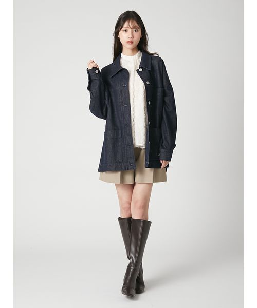 FRAY I.D フレイアイディ デニムジャケット 編み上げ レースアップ FRAY I.D（フレイ・アイディー） デニムジャケット gジャン