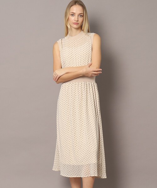 「DRESSTERIOR」 ノースリーブワンピース 38 ブラック レディース_画像3