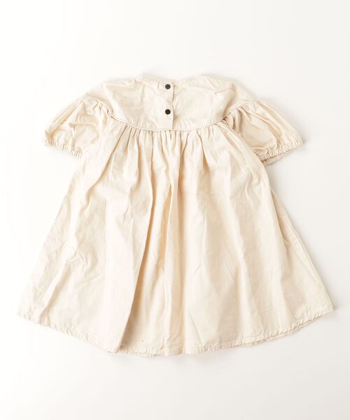 「aimoha」 「KIDS」半袖ワンピース 100 ベージュ キッズ_画像2