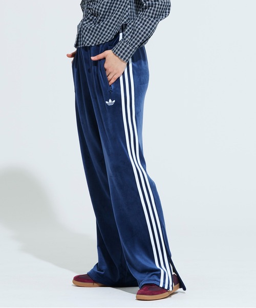 ❣️アディダス❣️ Originals ベロア トラックパンツ ネイビー adidas（アディダス） パンツ FB TPベロア / ファイヤーバード