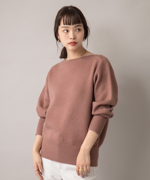 ニット セーター 「Liyoca」ミラノリブホックプルオーバー レディース