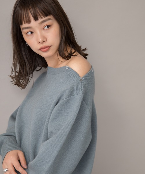 ニット セーター 「Liyoca」ミラノリブホックプルオーバー レディース Liyoca ニット セーター 「Liyoca」ミラノリブホックプル