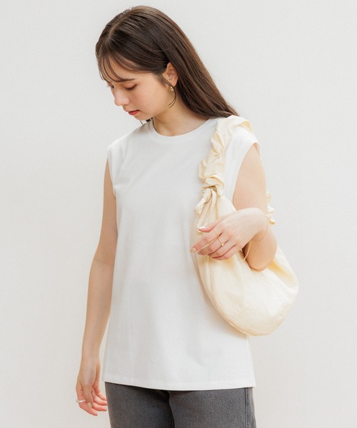 flower ショルダーバッグ バッグ シャーリングハンドルバッグ