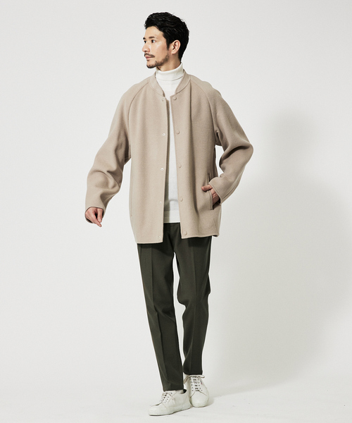 ABAHOUSE（アバハウス） ブルゾン アウター 「super120s」ウールリバー