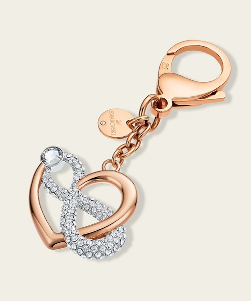 スワロフスキー キーチェーン バッグチャーム インフィニティ SWAROVSKI チャーム 「公式」「スワロフスキー」Infinite バッグ