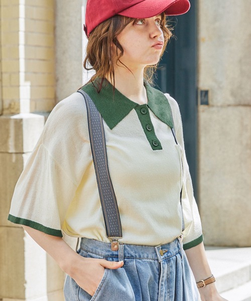 22AW】新作 ピケ ポロシャツ ◇プラダ◇全2色 人気 (PRADA