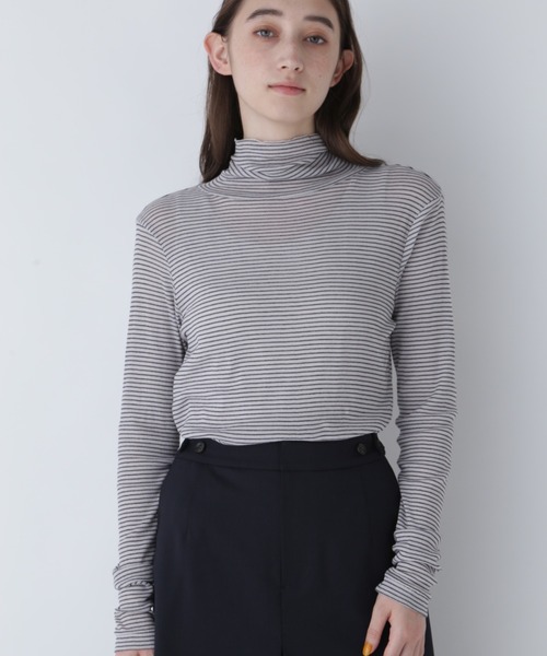 tシャツ シアータートルカットソー レディース