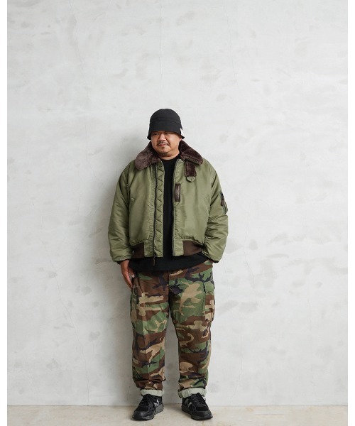 WAIPER.inc ミリタリージャケット モッズコート 米軍 B-15Bフライト