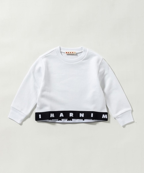 スウェット MARNI（マルニ）Kids ＆ Junior ブランドロゴ長袖 