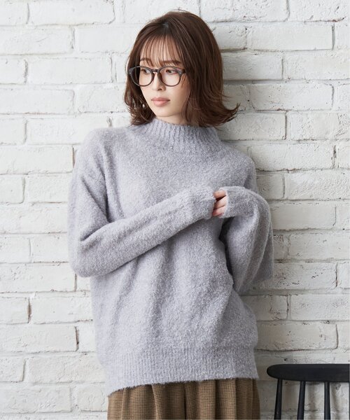 ニット セーター ラメニットハイネックプルオーバー レディース WEB限定】ハイネックラメニットプルオーバー（ニット/セーター