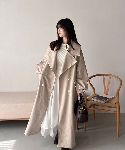 RiLi（リリ） コート アウター たぽっと袖ロングコート「RL