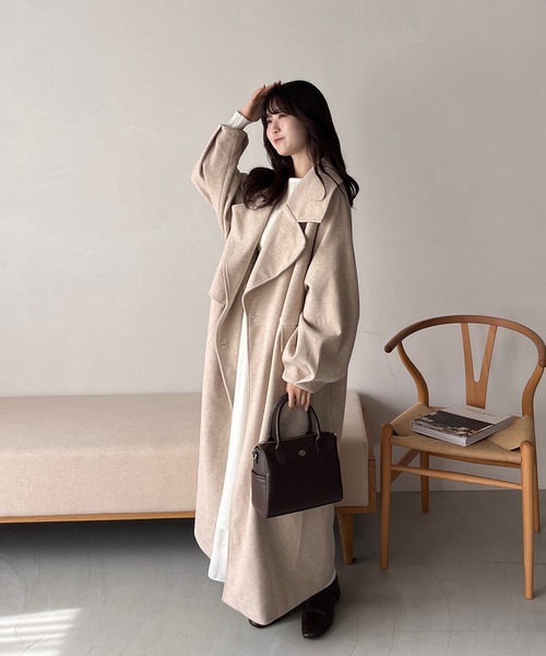 RiLi（リリ） コート アウター たぽっと袖ロングコート「RL