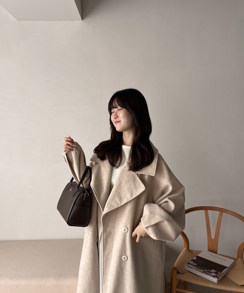 RiLi ロングコート RiLi（リリ） コート アウター たぽっと袖ロングコート「RL
