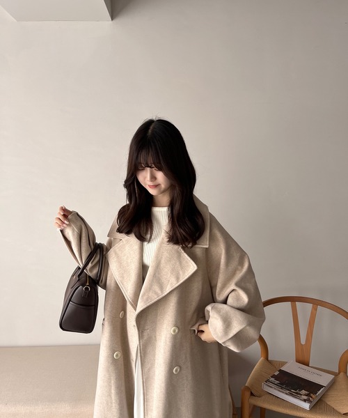 RiLi（リリ） コート アウター たぽっと袖ロングコート「RL