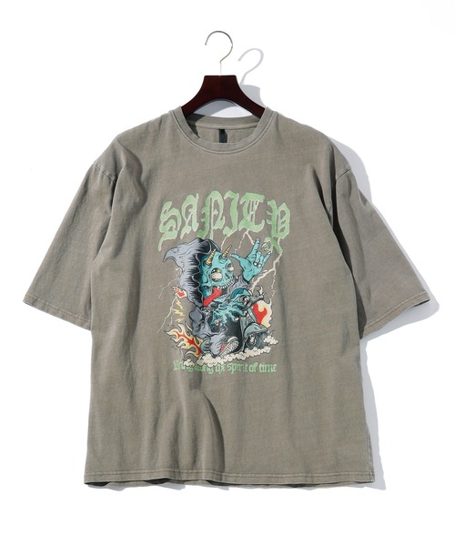 tシャツ オーバーサイズ メンズライク プリント Tシャツ レディース レディース