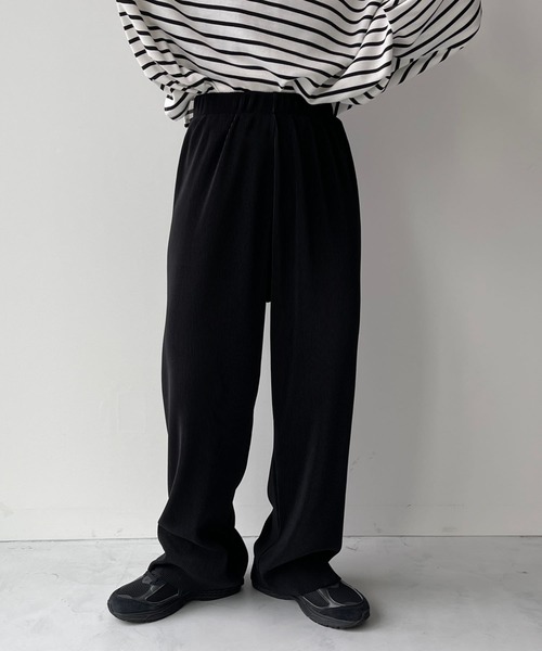 wee9s スウェットパンツ ジャージ daily super stretch pleats