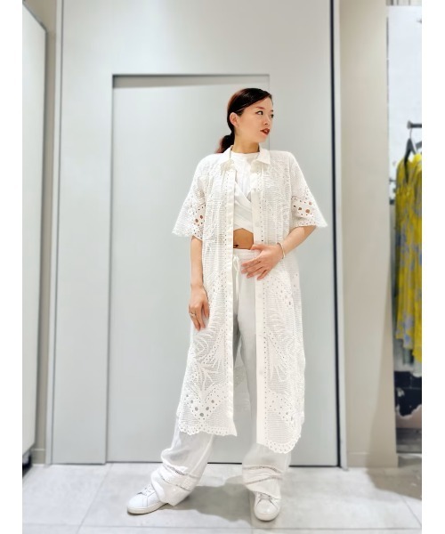 セザンヌ ミディドレス 共布ベルト付き シャツワンピース SEZANE(セザンヌ) ワンピース(レディース) - 海外通販のBUYMA