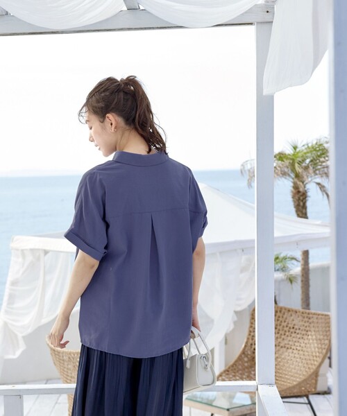 cale 23ss リネンシャツ cale 23ss プルオーバーリネンシャツ