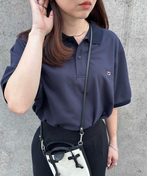 SETUP7 ポロシャツ ポロ 「H by Figer」フラッグロゴポロシャツ