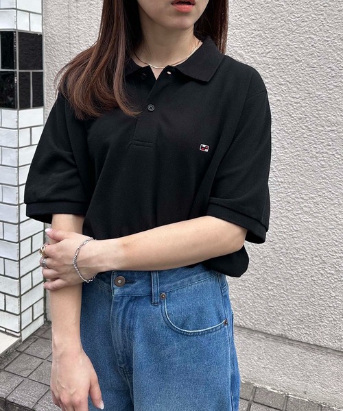 SETUP7 ポロシャツ ポロ 「H by Figer」フラッグロゴポロシャツ