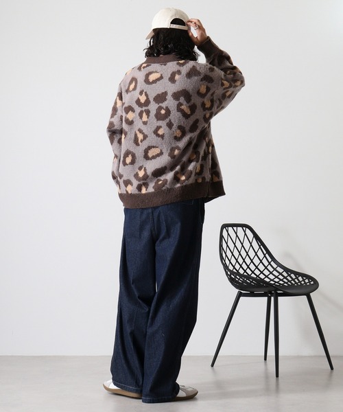 STUD MUFFIN レオパード柄 カーディガン　サイズ3 STUD MUFFIN レオパード柄 カーディガン サイズ3 STUD MUFFIN