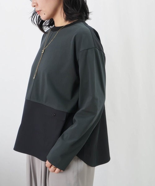 LUCA バックロングカットソー LUCA/LADY LUCK LUCA（ルカ/レディラックルカ）の「LC/LLL リブバック